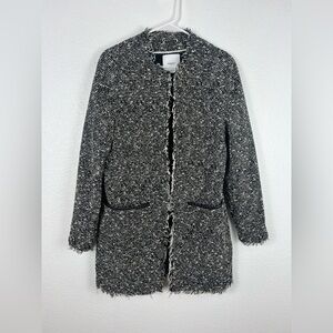 Mango tweed jacket coat size L